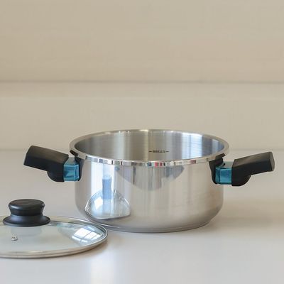 Danube Home 4-Pc Stainless Steel Pressure Cooker Set - 4+7 L