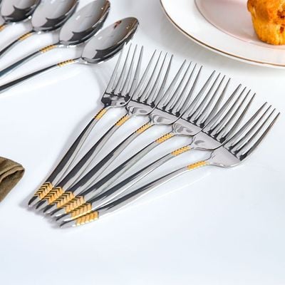 Tennessee 24Pcs Cutlery Set Gold Cs 50002