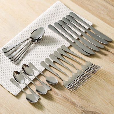 Rosmary 24-Piece Cutlery Set Silver -Serve 6