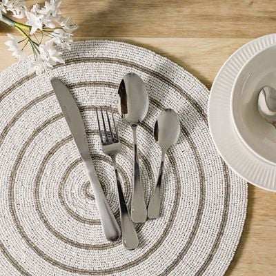 Rosmary 24-Piece Cutlery Set Silver -Serve 6