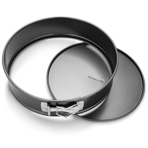 Fissman Springform Shape Carbon Steel With Non Stick Pan 30x6.8 Cm - Dark Grey