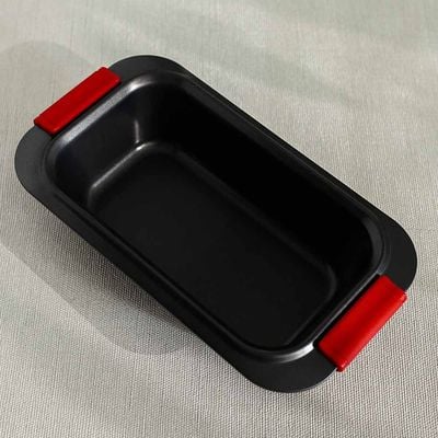 Bake Me Happy Loaf Pan With Silicone Handle Carbon Steel 0.8Mm 29.5X16.2X6.5Cm