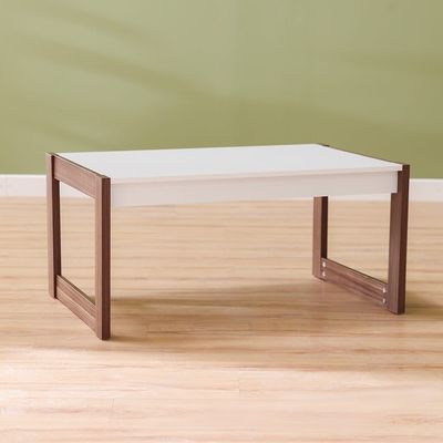 Tarsus Coffee Table - White / Walnut