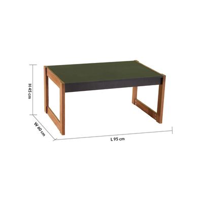 Tarsus Coffee Table - Black / Walnut