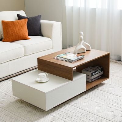 Xavier Coffee Table - Almond / Off White