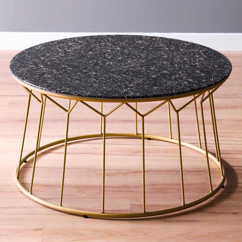 Sharmel Coffee Table - Black / Golden