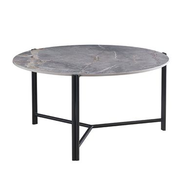 Vico Coffee Table - Grey Ceramic/Black