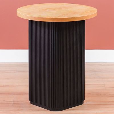 Norland End Table - Natural Oak / Black