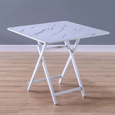 Aldo Foldable Table - White Marble