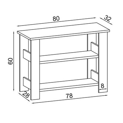 Martim 2-Tier Shoe Cabinet