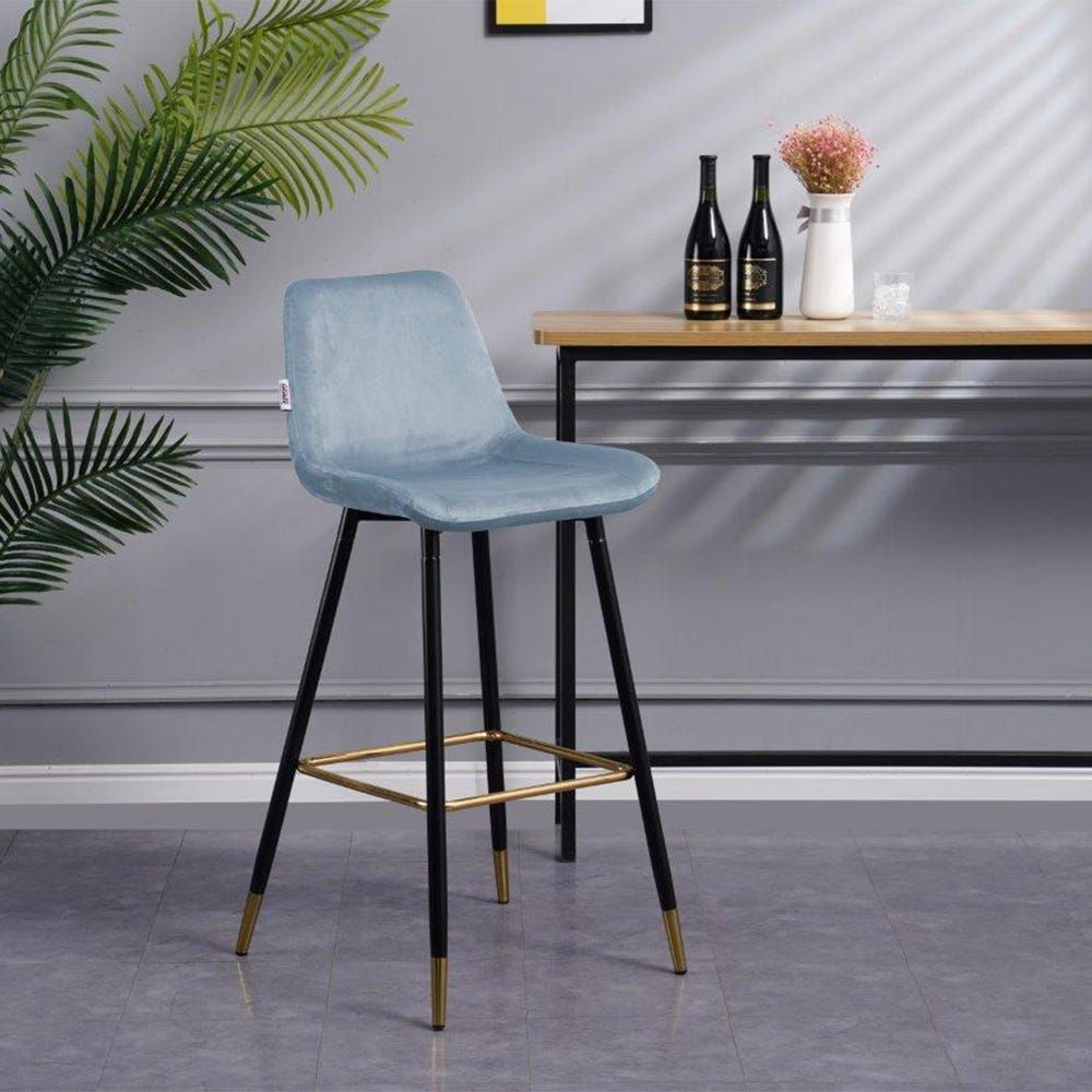 Blue gray bar online stools