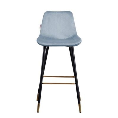 Kween Bar Stool-Light Blue / Black