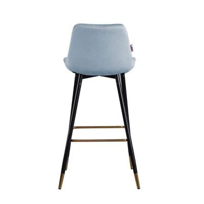 Kween Bar Stool-Light Blue / Black