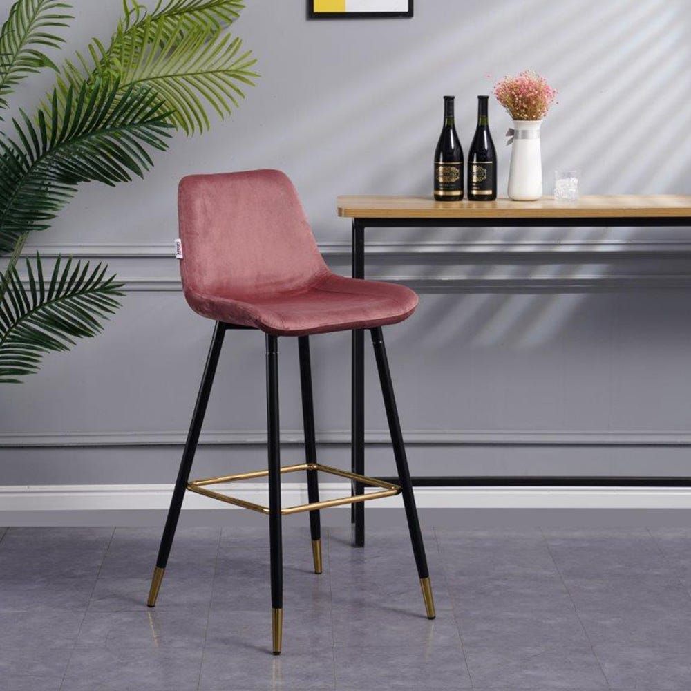 Pink and deals gold bar stool