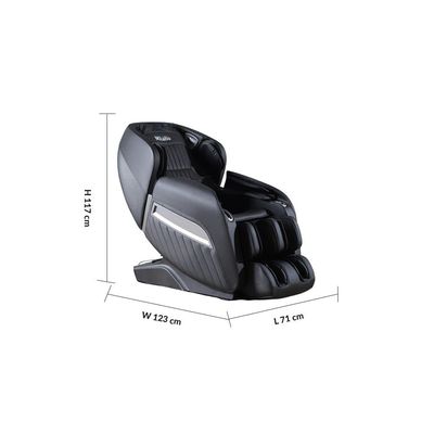 Kryten Leather Massage Chair-Black