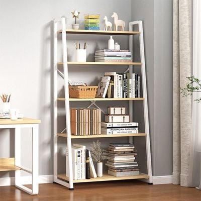 Lia Display Shelf - Natural Oak / White