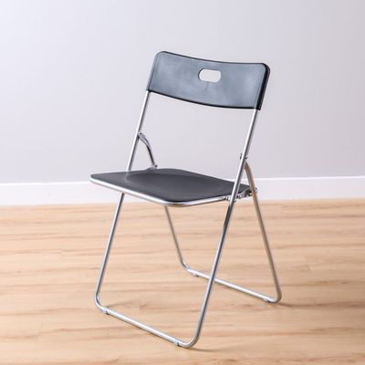 Dormer Metal Folding Chair-Black