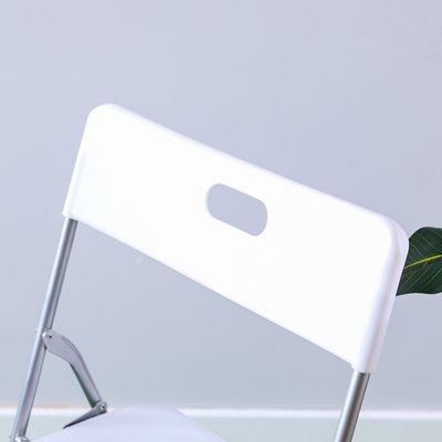 Dormer Metal Folding Chair-White
