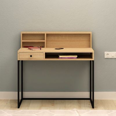 Nasus Office Desk - Natural Oak