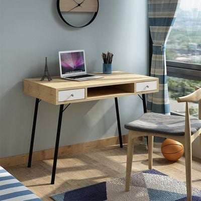 Pieta Office Desk - Ash White