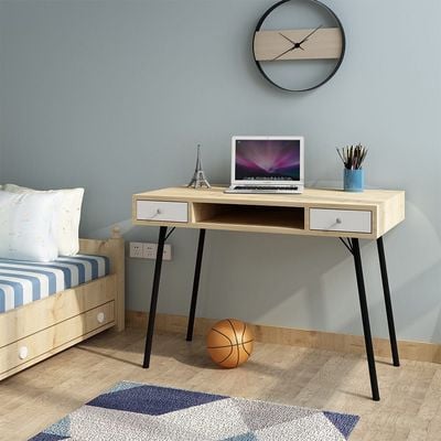 Pieta Office Desk - Ash White