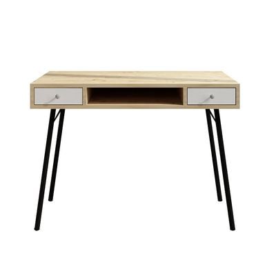 Pieta Office Desk - Ash White