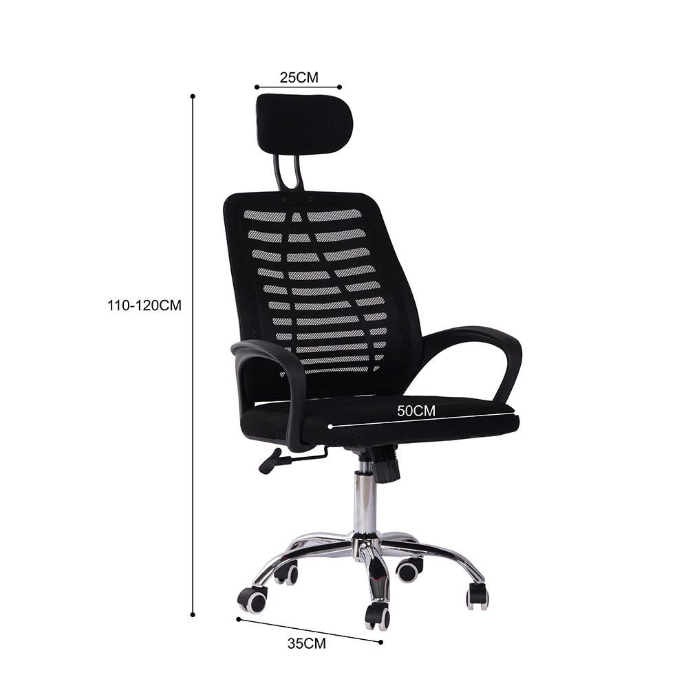 Buy Marvel High Back Office Chair Black Online Danube Home UAE