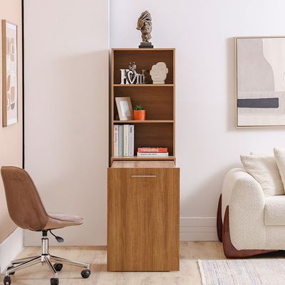 Ivana Multifunctional Office Desk - Almond