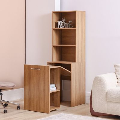 Ivana Multifunctional Office Desk - Almond