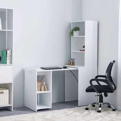 Ivana Multifunctional Office Desk - White