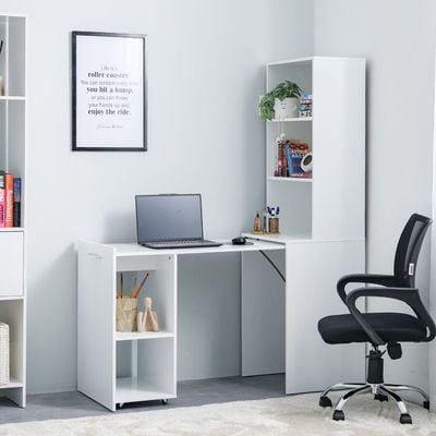 Ivana Multifunctional Office Desk - White