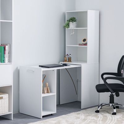 Ivana Multifunctional Office Desk - White