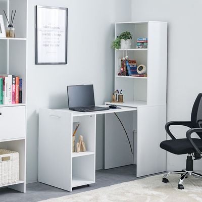 Ivana Multifunctional Office Desk - White