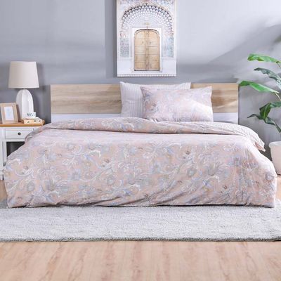 Viviana Elite 3- Piece Super king Duvet Cover Set Light Taupe