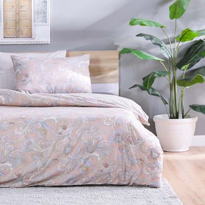 Viviana Elite 3- Piece Super king Duvet Cover Set Light Taupe