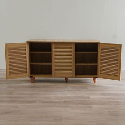 Niva 3 Door Shoe Cabinet - Oak - With 2-year Warranty