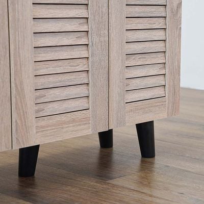 Alfa 3-Door Shoe Cabinet - Sonoma Oak - With 2-Year Warranty