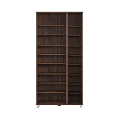 Sandor 3 Door Tall Shoe Rack for 44 pairs - Columbia Oak