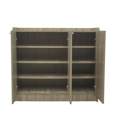 Supreme 3Door Shoe Rack 24 Pairs-French Sonoma Oak