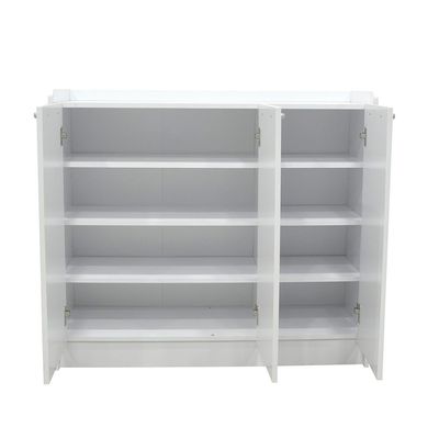 Supreme 3Door Shoe Rack 24 Pairs -White