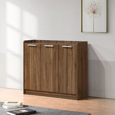 Supreme 3Door Shoe Rack 24 pairs-Light Walnut Supreme 3Door Shoe Rack 24 pairs-Light Walnut