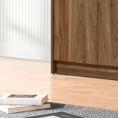 Supreme 3Door Shoe Rack 24 pairs-Light Walnut