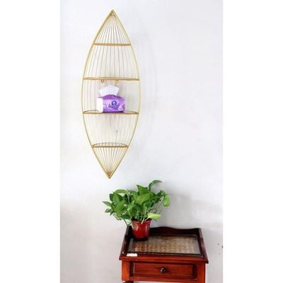 Chivas 4 Tier Wall Rack - Gold