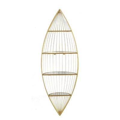 Chivas 4 Tier Wall Rack - Gold