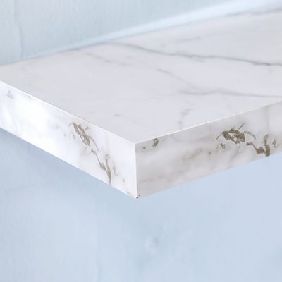 Terrazzo 61X24X4.3 Floating Shelf - Grey Marble