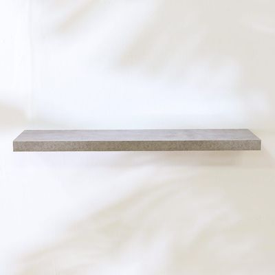 Allano 100X24X4.3 Floating Shelf - Cement Marble