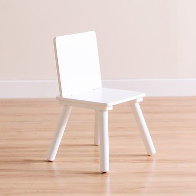 Toddler 1+2 Kids Table and Chair Set - White