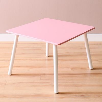 Toddler 1+2 Kids Table and Chair Set - Pink