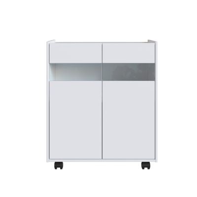 Banette 2-Door Laundry Cabinet - White - With 2-Year Warranty