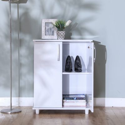 Absol Multipurpose 2-Door Cabinet - White - With 2-Year Warranty